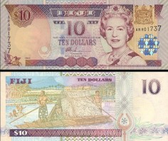 *10 fidžijských dolárov Fidži 2002, P106a UNC - Kliknutím na obrázok zatvorte -